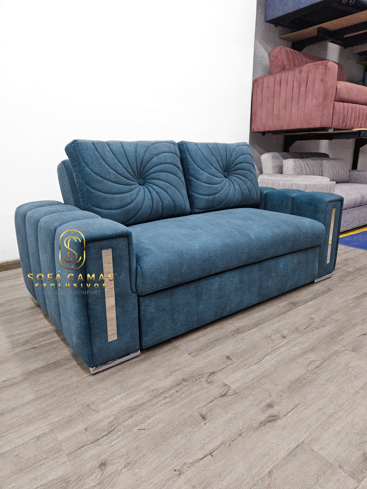 Sofá cama Luxury Cromado de Sofá Camas Exclusivos - vista principal