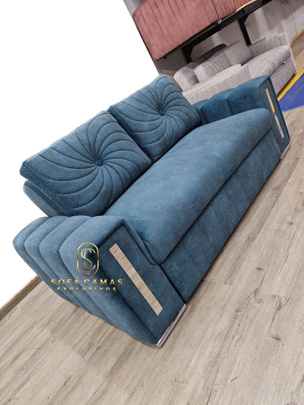 Sofá cama Luxury Cromado de Sofá Camas Exclusivos - foto 2