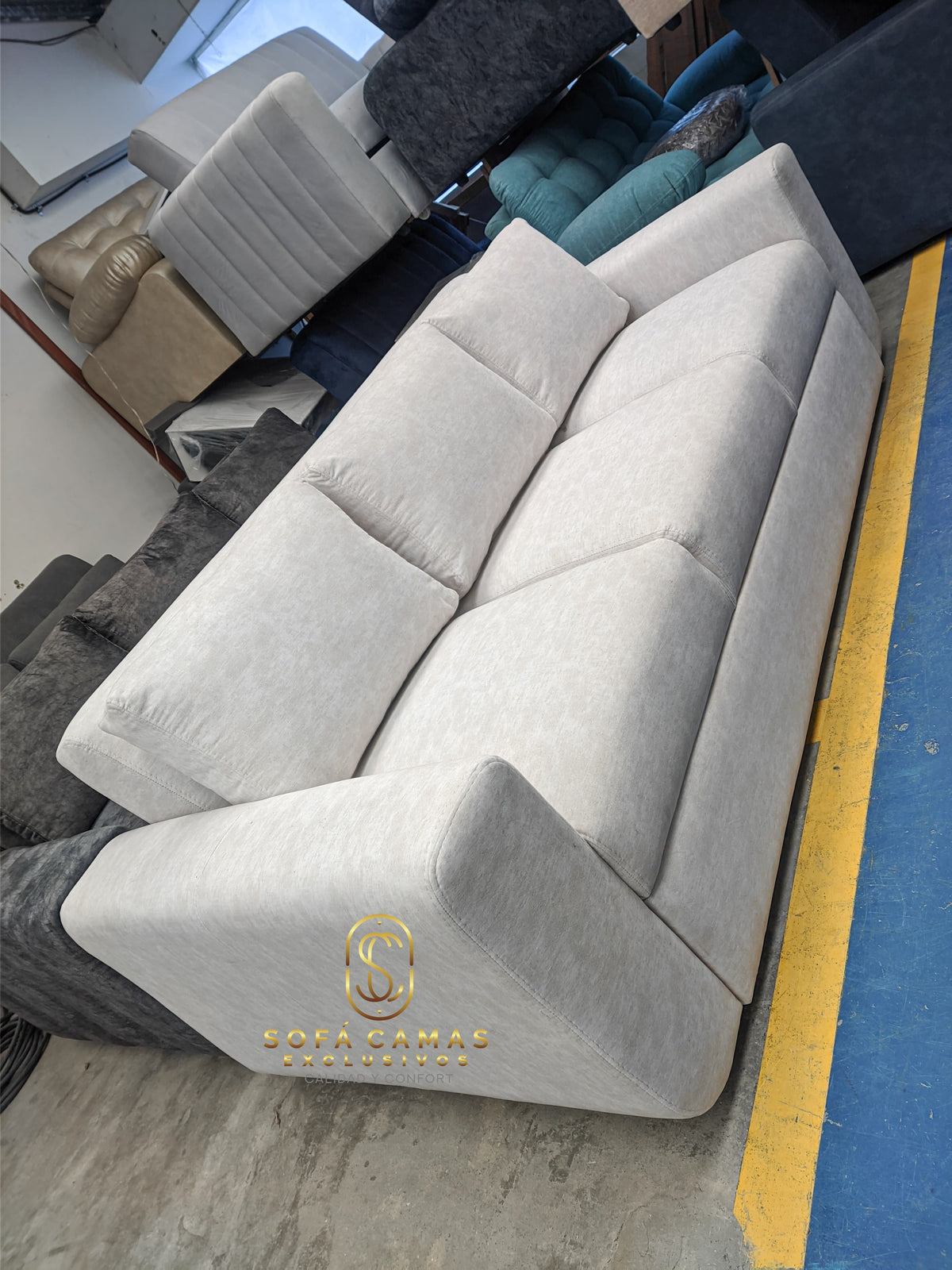 Sofá cama Rubi Liso de Sofá Camas Exclusivos - vista principal