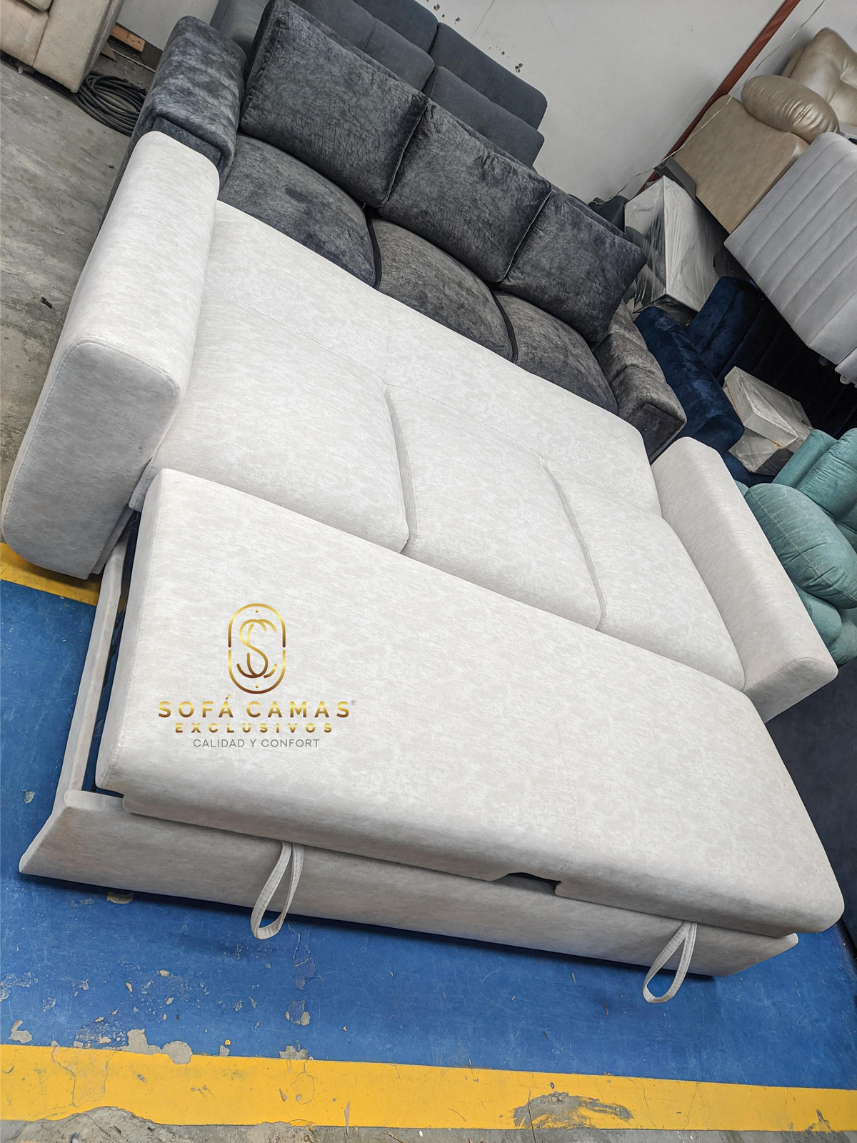 Sofá cama Rubi Liso de Sofá Camas Exclusivos - foto 5
